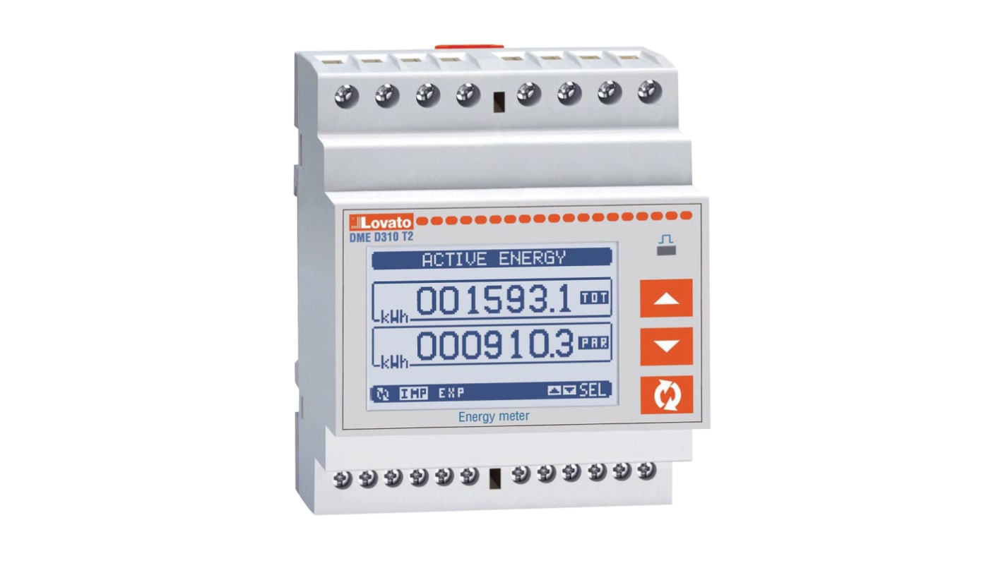 Lovato 3 Phase LCD Energy Meter