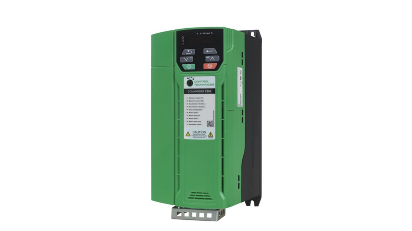 Control Techniques Inverter Drive, 5.5 kW, 3 Phase, 380 → 480 V ac, 13.5 A, C200 Series