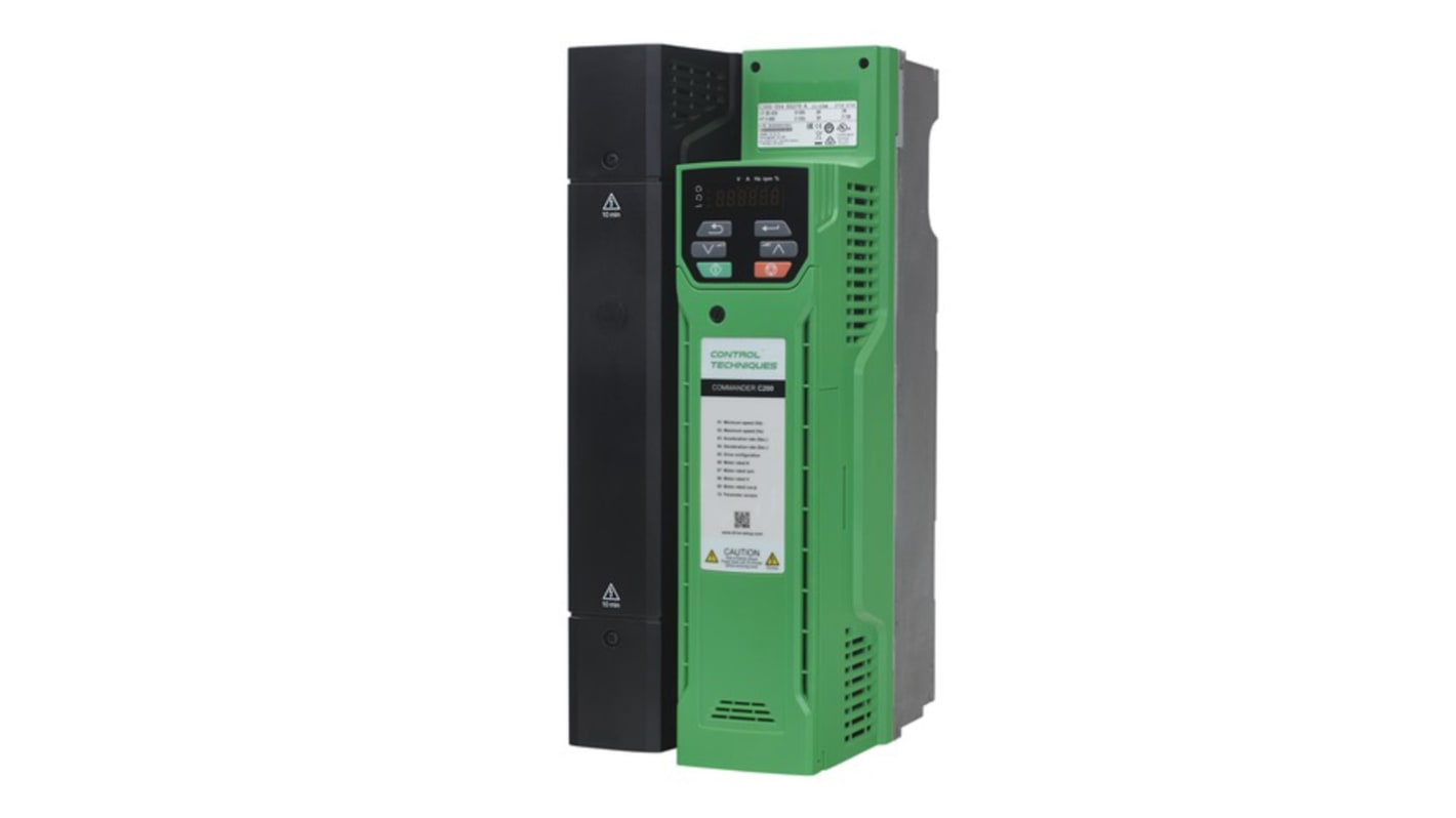 Control Techniques Inverter Drive, 11 kW, 3 Phase, 380 → 480 V ac, 27 A, C200 Series