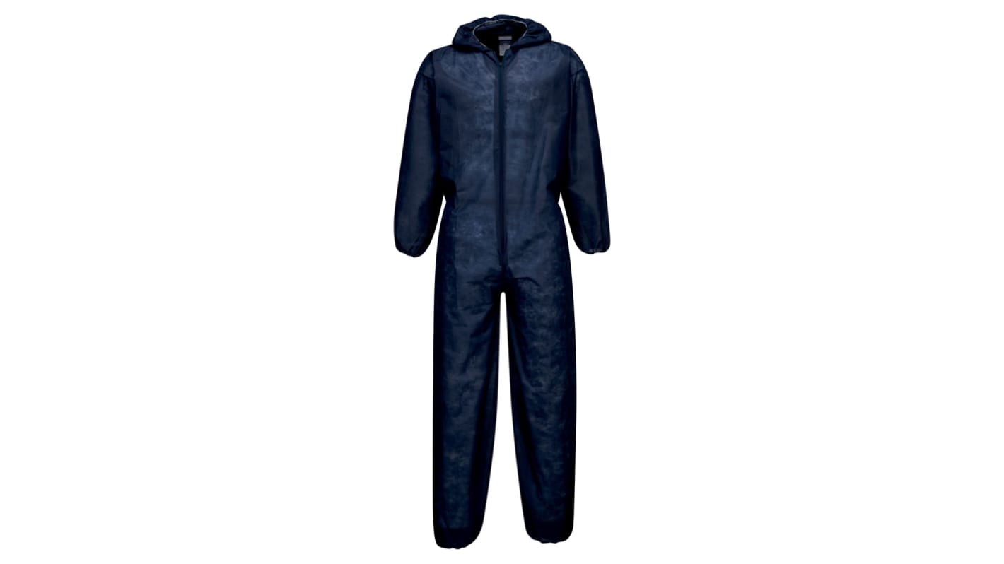 Mono desechable Unisex RS PRO de color Azul marino, talla S, propiedades: Protección parcial frente la suciedad y la