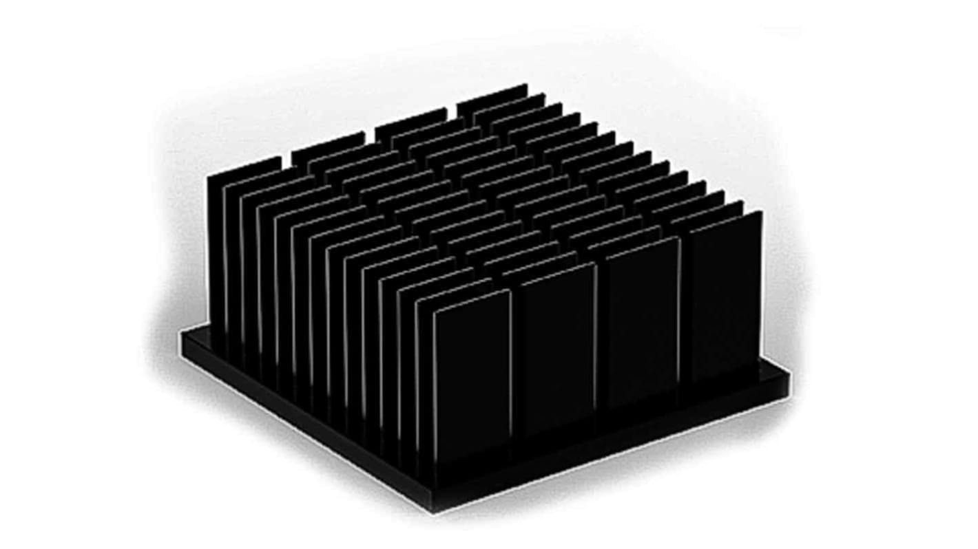 Disipador SPREADFAST de Aluminio Negro, dim. 35 x 35 x 16mm, para usar con Universal Square Alu