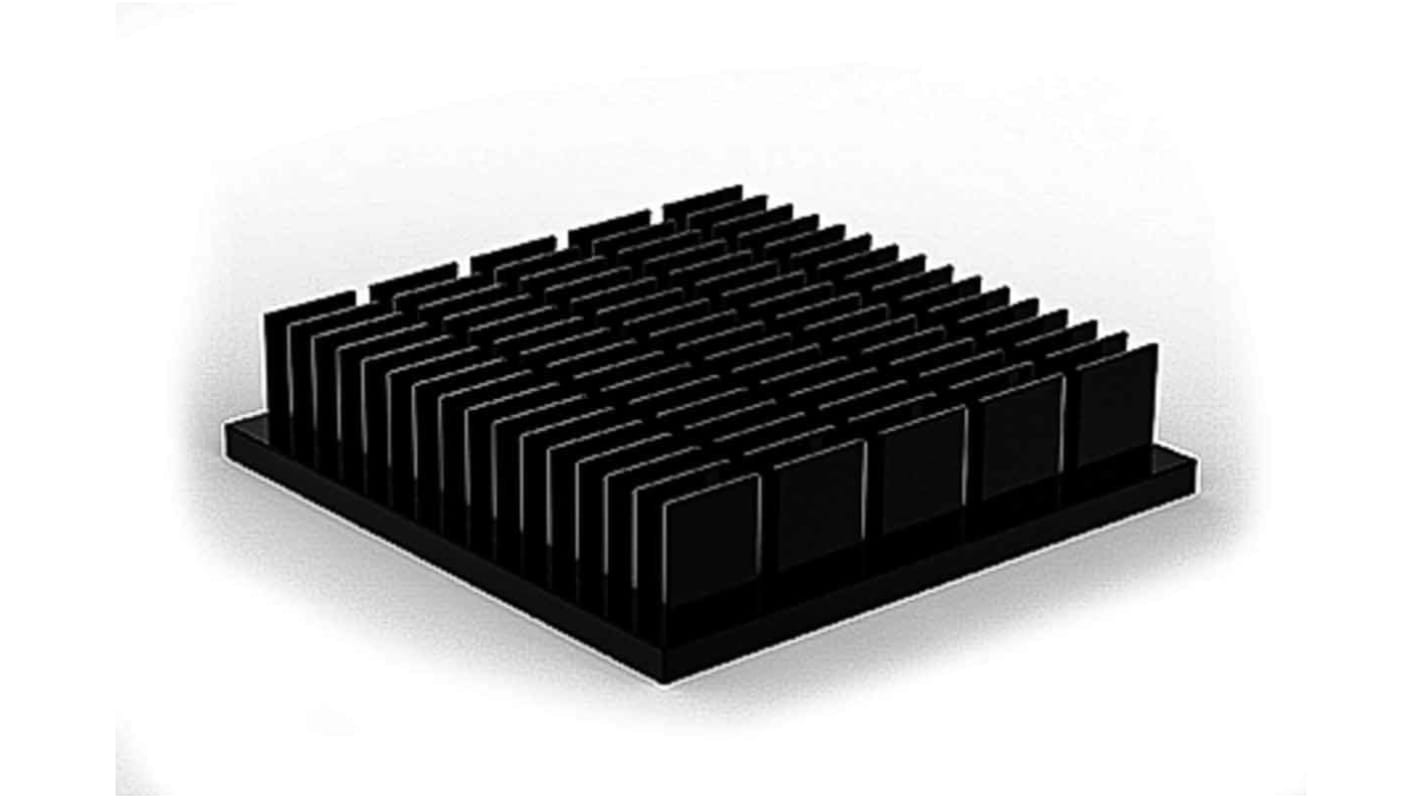 European Thermodynamics Heatsink, Universal Square Alu, 40 x 40 x 15mm