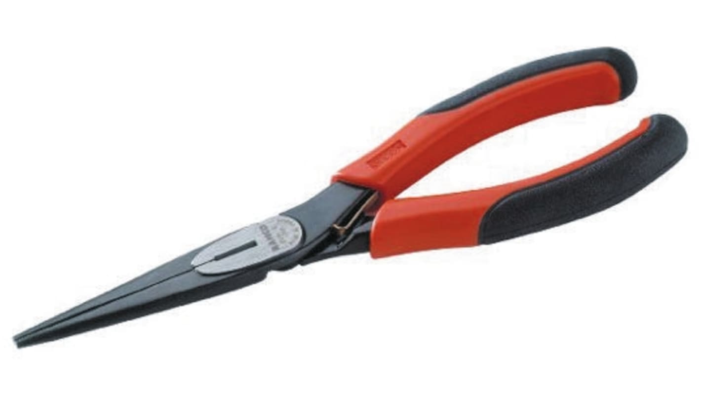 Bahco Long Nose Pliers 1.25 mm 40mm Jaw Straight Tip 140 mm Overall
