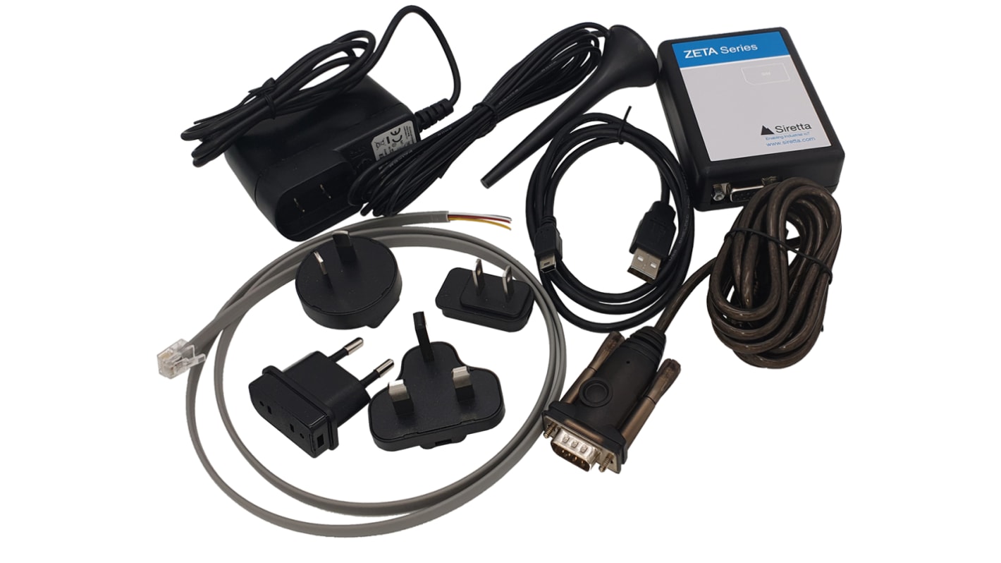 Siretta RJ12, RS232, SIM Card, SMA, USB 2.0 GSM/GPRS Modem