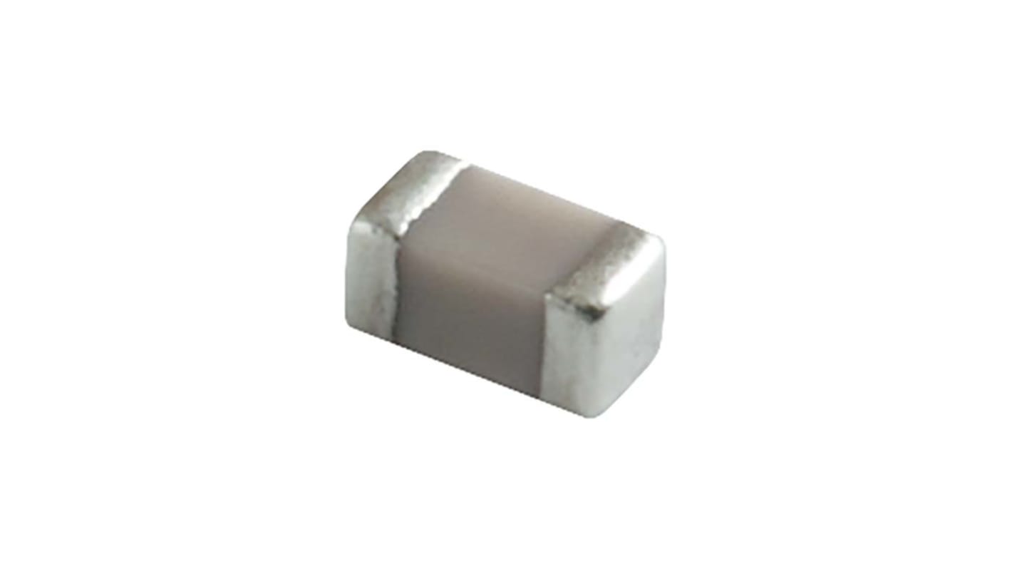 Murata, GJM, SMD MLCC, Vielschicht Keramikkondensator C0G, 18pF ±2% / 25V dc, Gehäuse 0201 (0603M)