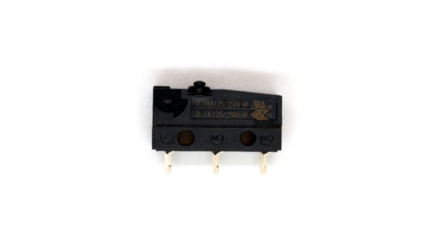 Microinterruttore, Zippy, SP-CO, 100 mA, IP67, per PCB