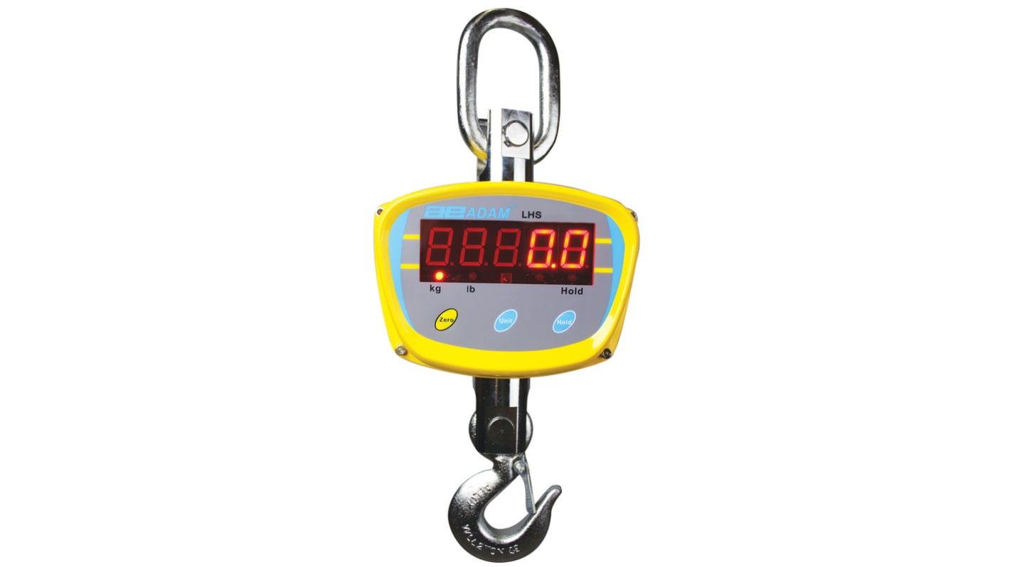 Adam Equipment Co Ltd LHS 500 Crane Weighing Scale, 500kg Weight Capacity PreCal