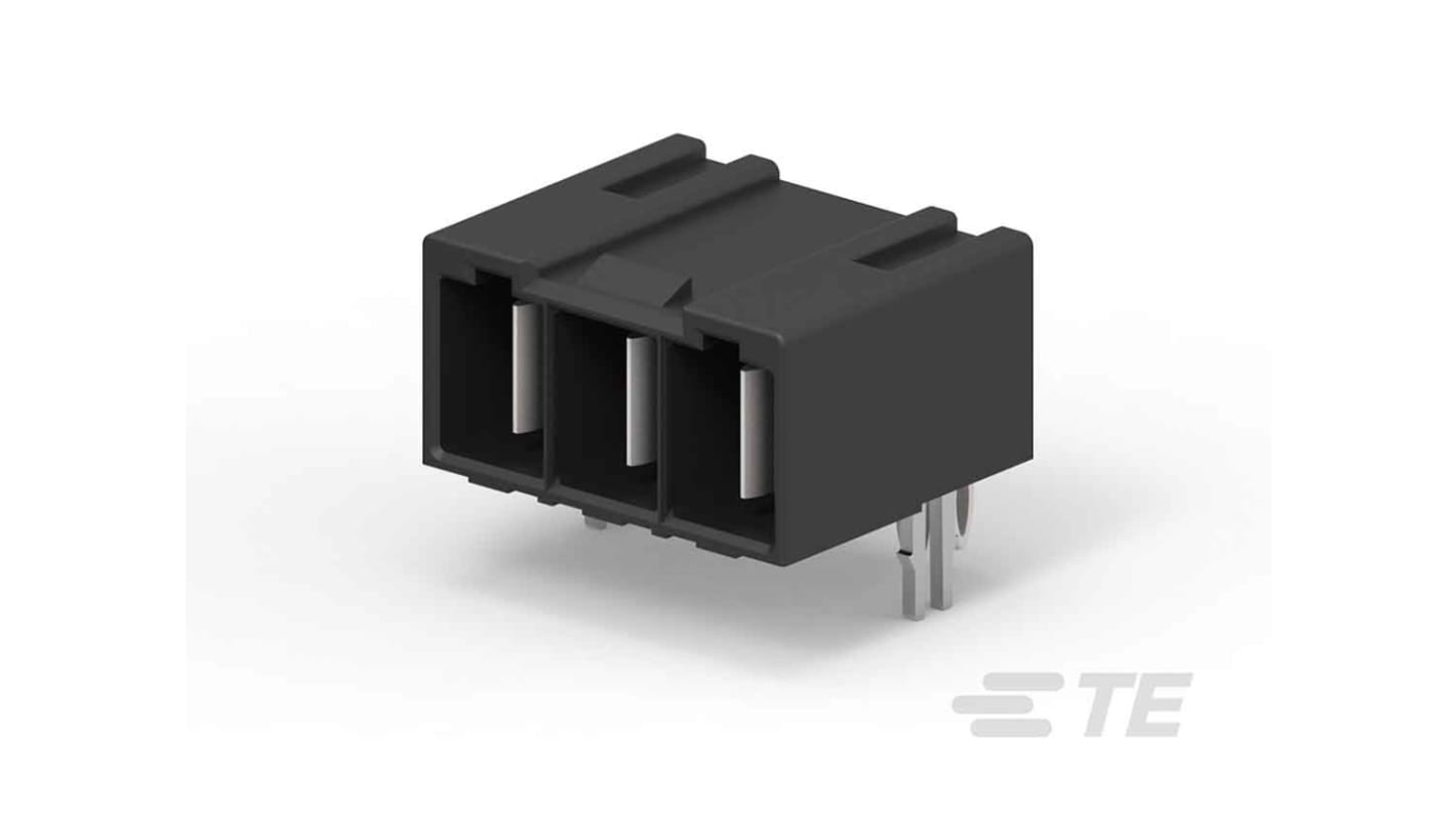 Conector macho para PCB TE Connectivity serie ELCON Mini de 3 vías, paso 5.7mm