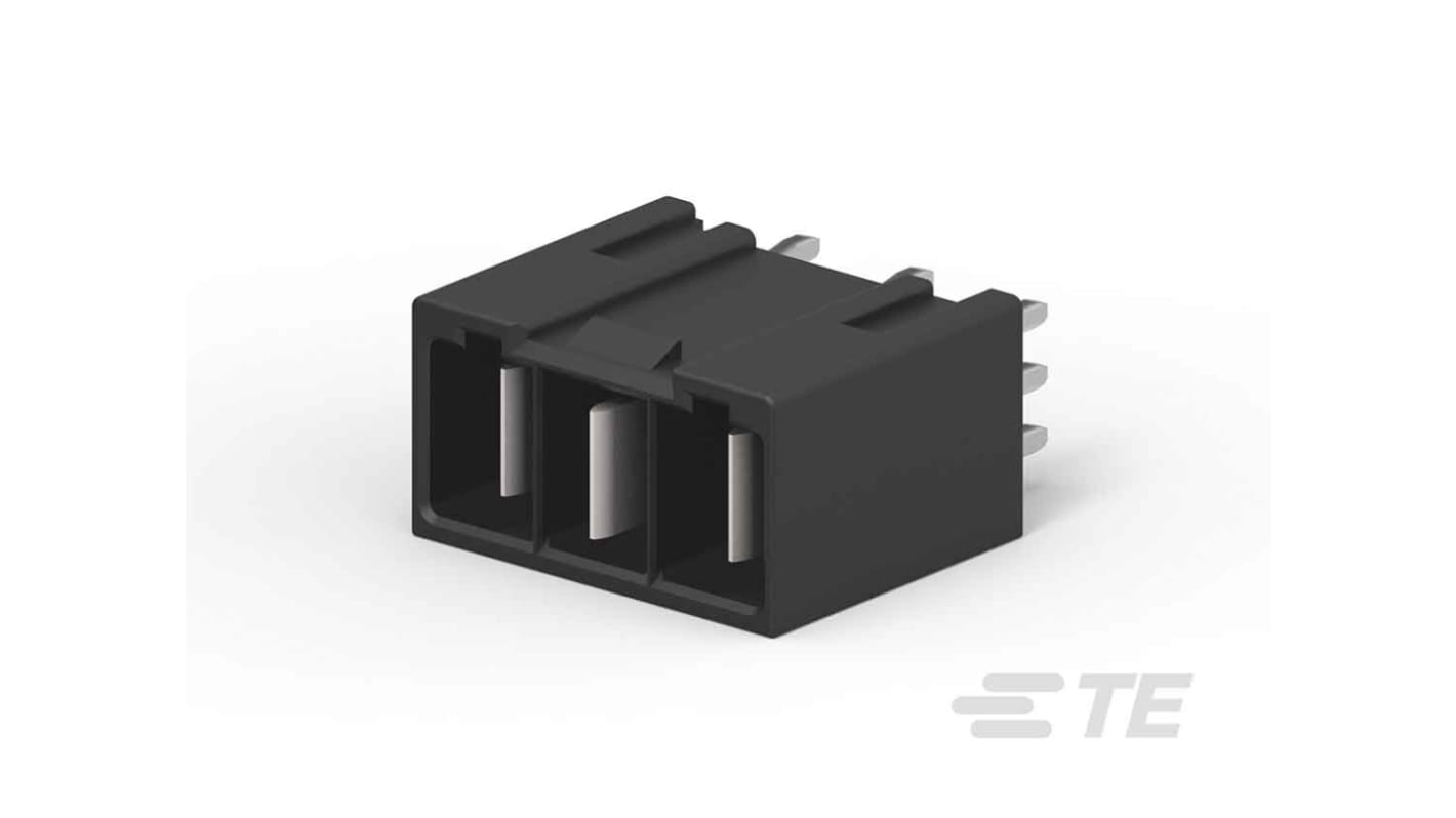 Conector macho para PCB TE Connectivity serie ELCON Mini de 3 vías, paso 5.7mm