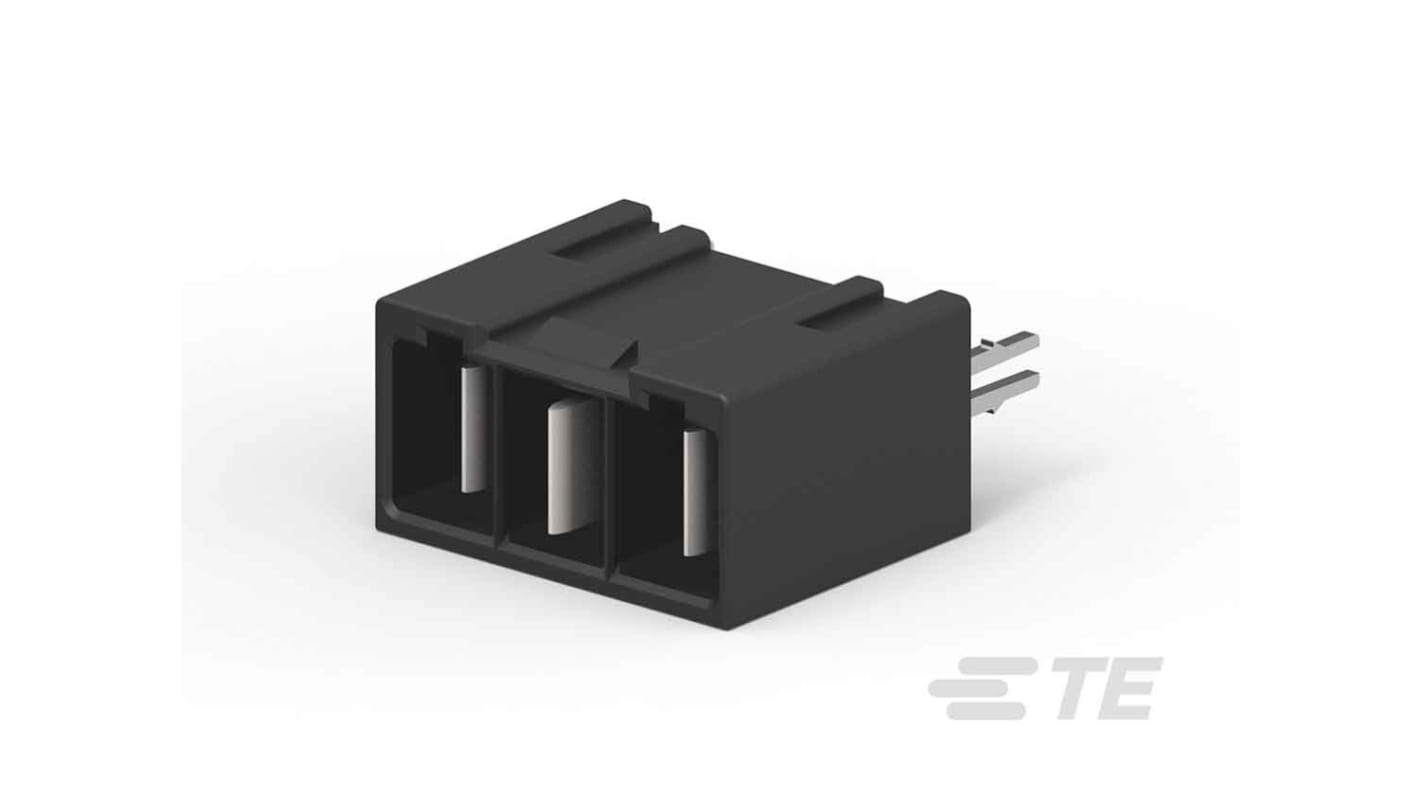 Conector macho para PCB TE Connectivity serie ELCON Mini de 3 vías, paso 5.7mm