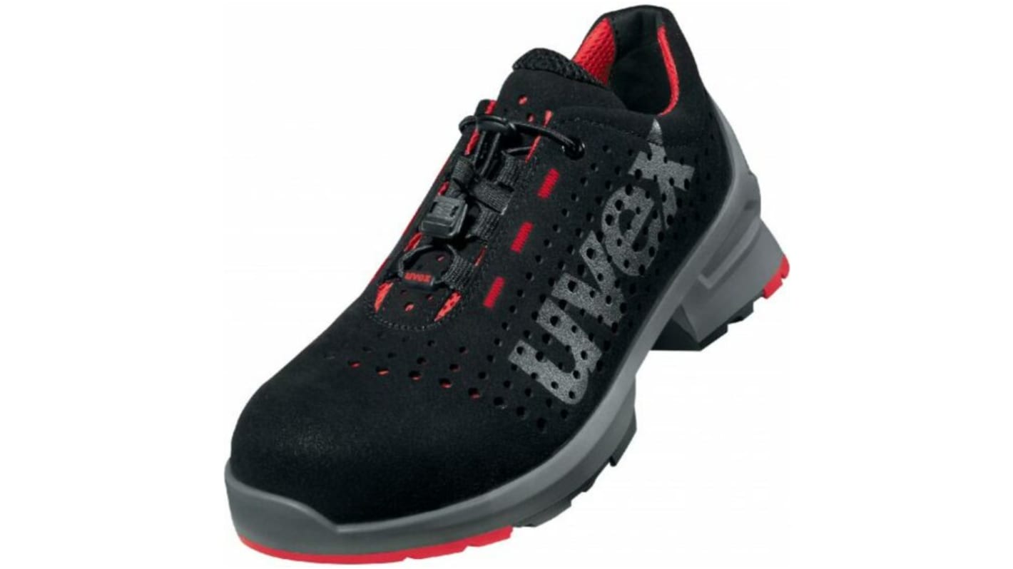 Uvex Uvex 1 Men, Women Black Toe Capped Safety Trainers, EU 38