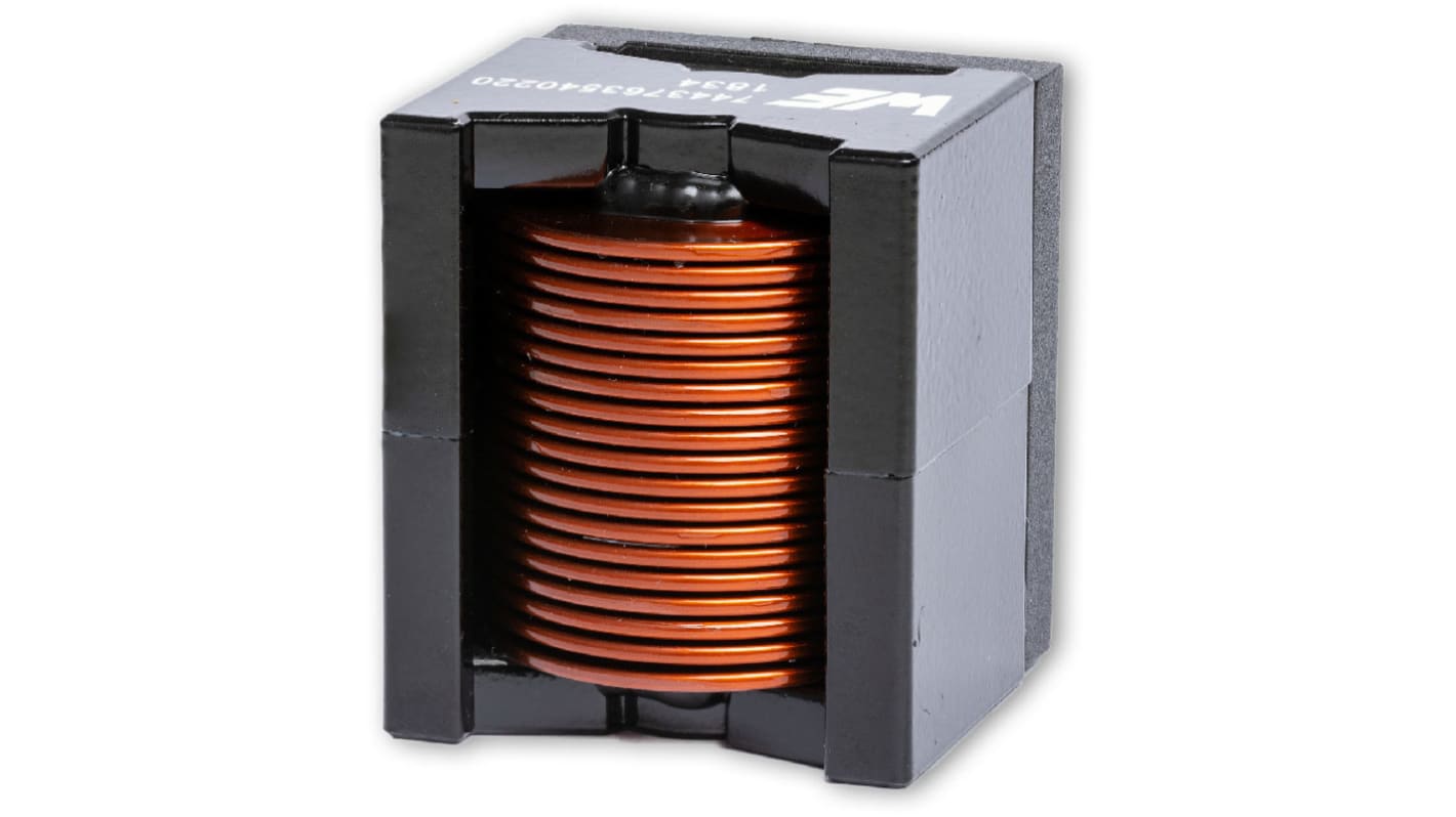 Inductance traversante, 2,2 μH, 75A, 0.4mΩ, ±20%, Séries WE-HCFT