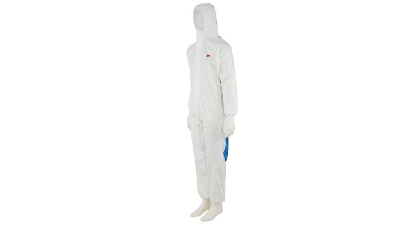 Mono desechable 3M de color Blanco, talla XXL, propriedades:antiestáticos, protección contra el polvo y líquidos, No