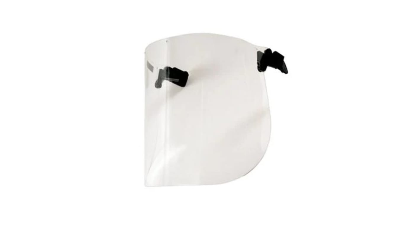 3M Clear PC Face Shield with Face Guard , Resistant To Impact