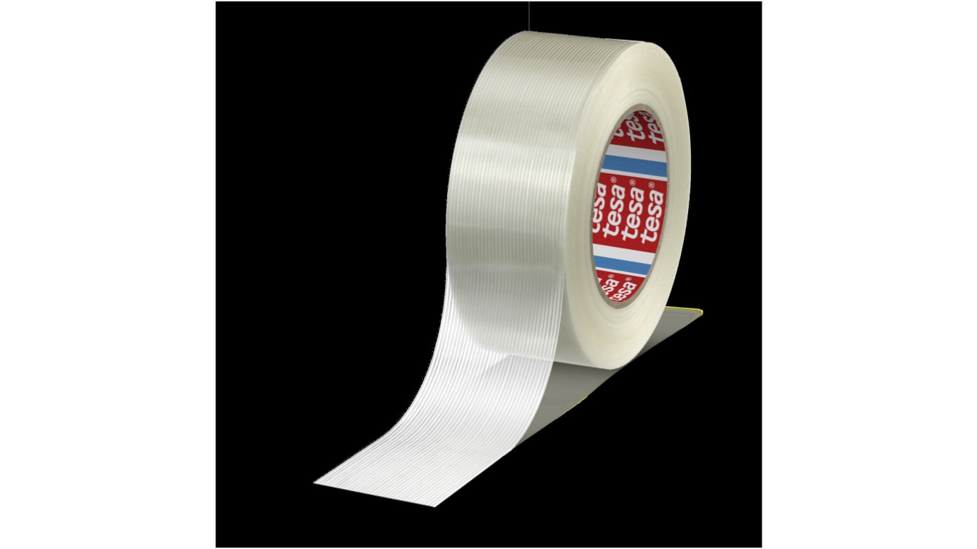 Stahovací páska, Transparentní 53315 25mmx50m pomocný materiál: Skelné vlákno, PET 53315 Tesa