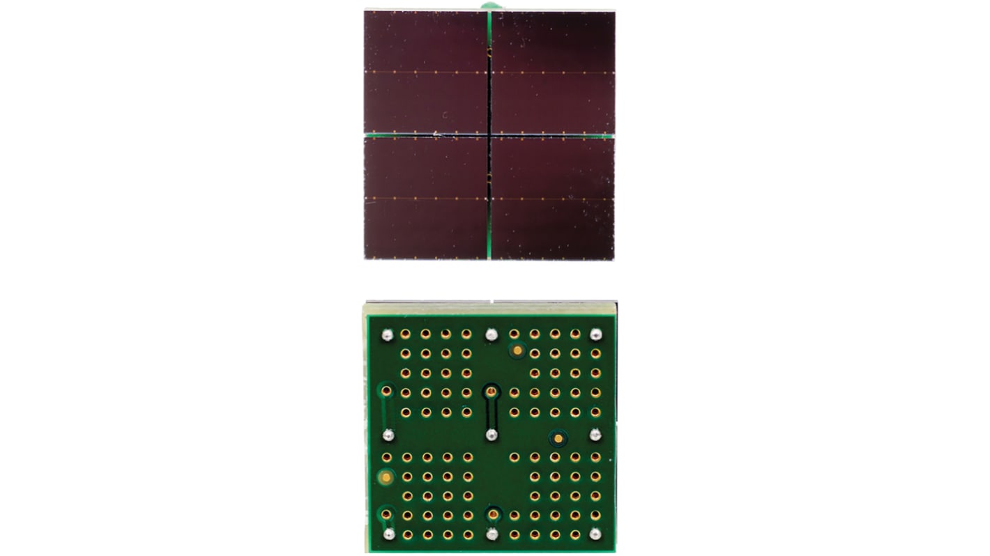 onsemi, J Series SiPM Photomultipliers, Photomultiplikator SMD, Elemente 4 x 1, Pins 9, 12.46 x 12.46 x 2.2mm, BGA