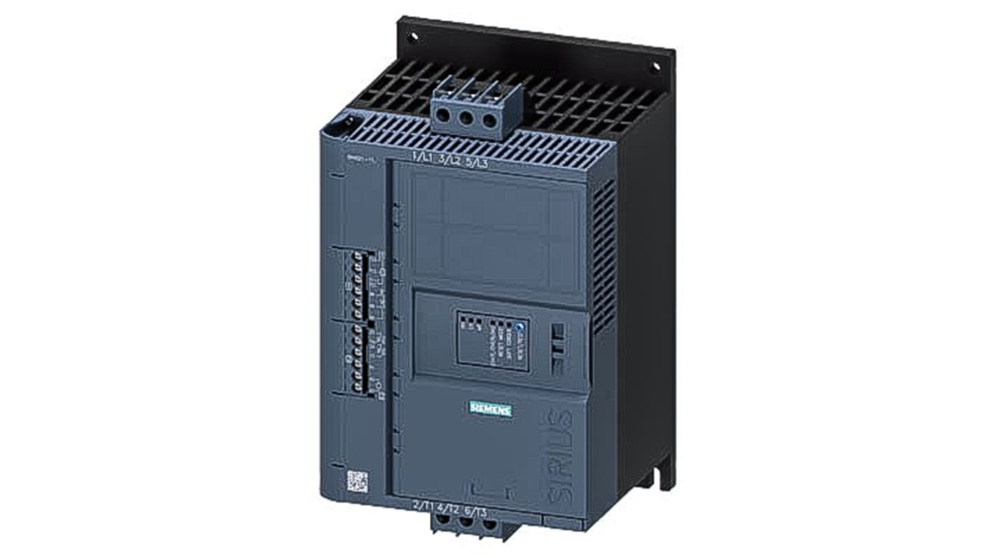 Siemens Soft Starter, Soft Start, 22 kW, 480 V ac, 3 Phase, IP00