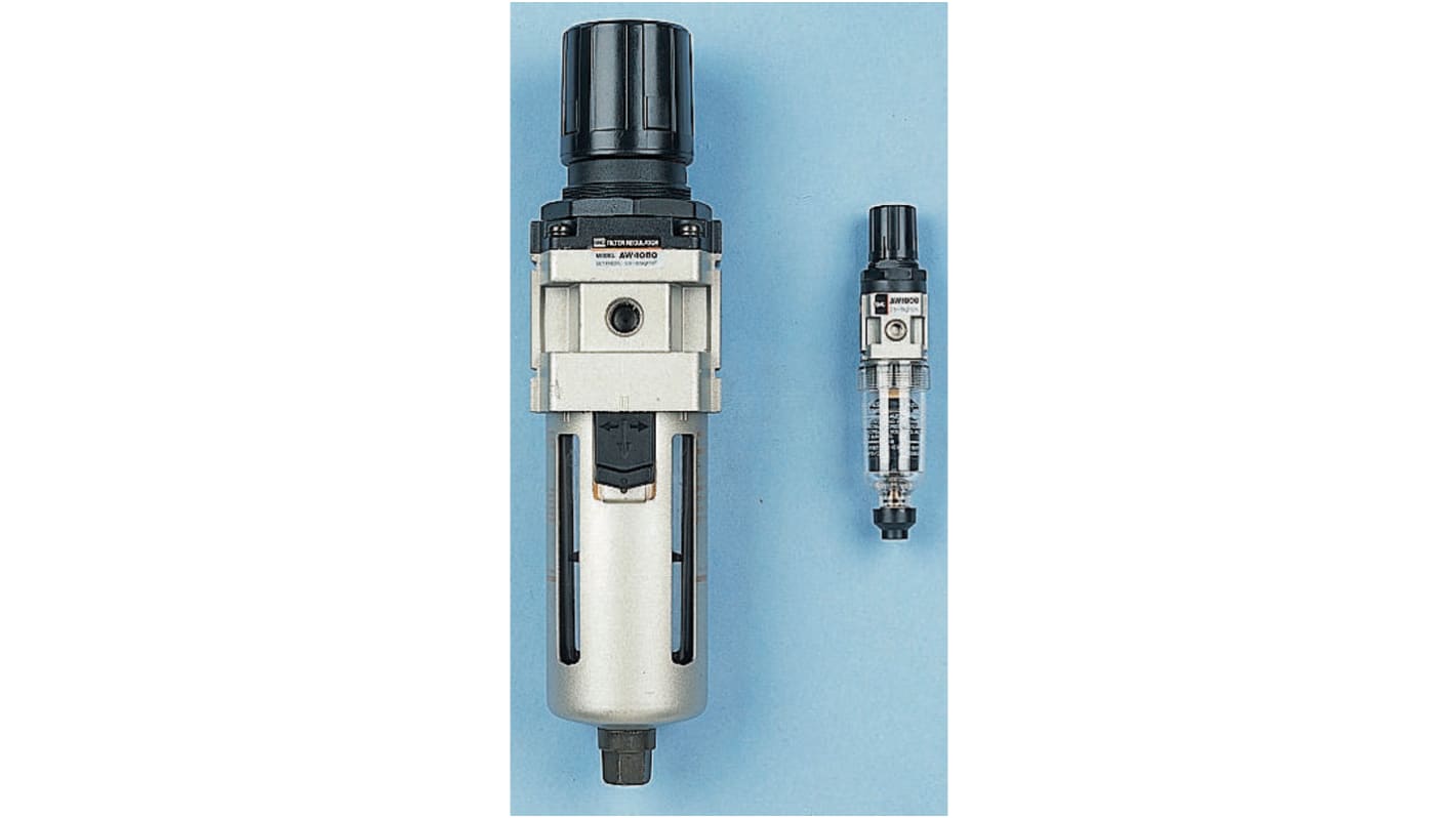 SMC Rc 3/4 FRL, Manual Drain, 5μm Filtration Size