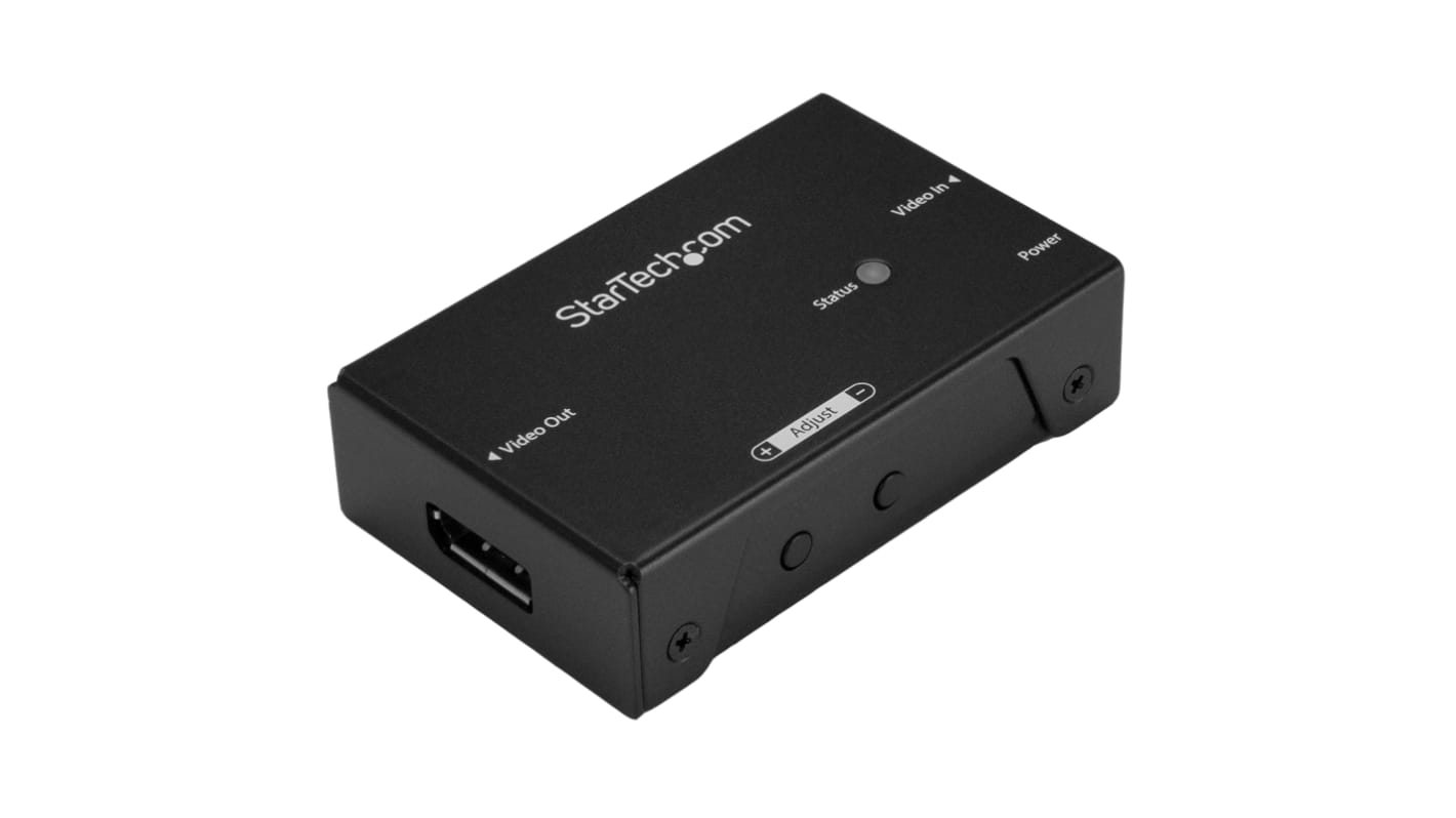 StarTech.com DP-Extender Video-Extender DisplayPort DP, 7.1 Surround-Sound, 2560 x 1600 Max., 1 Videoanschlüsse, 20m