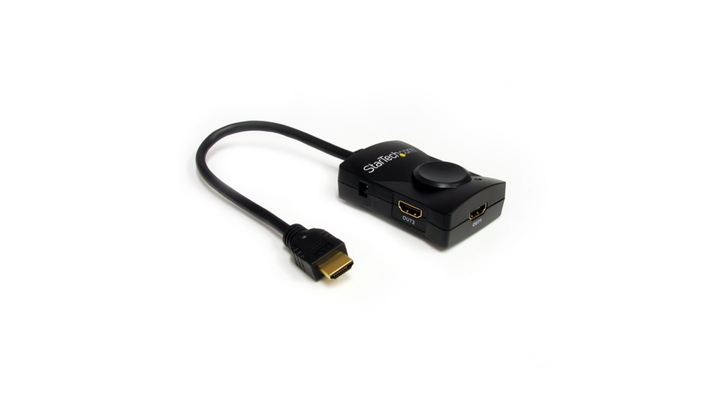 Splitter wideo HDMI, HDMI, 2-portowy, 1600 x 1200 1 2, StarTech.com