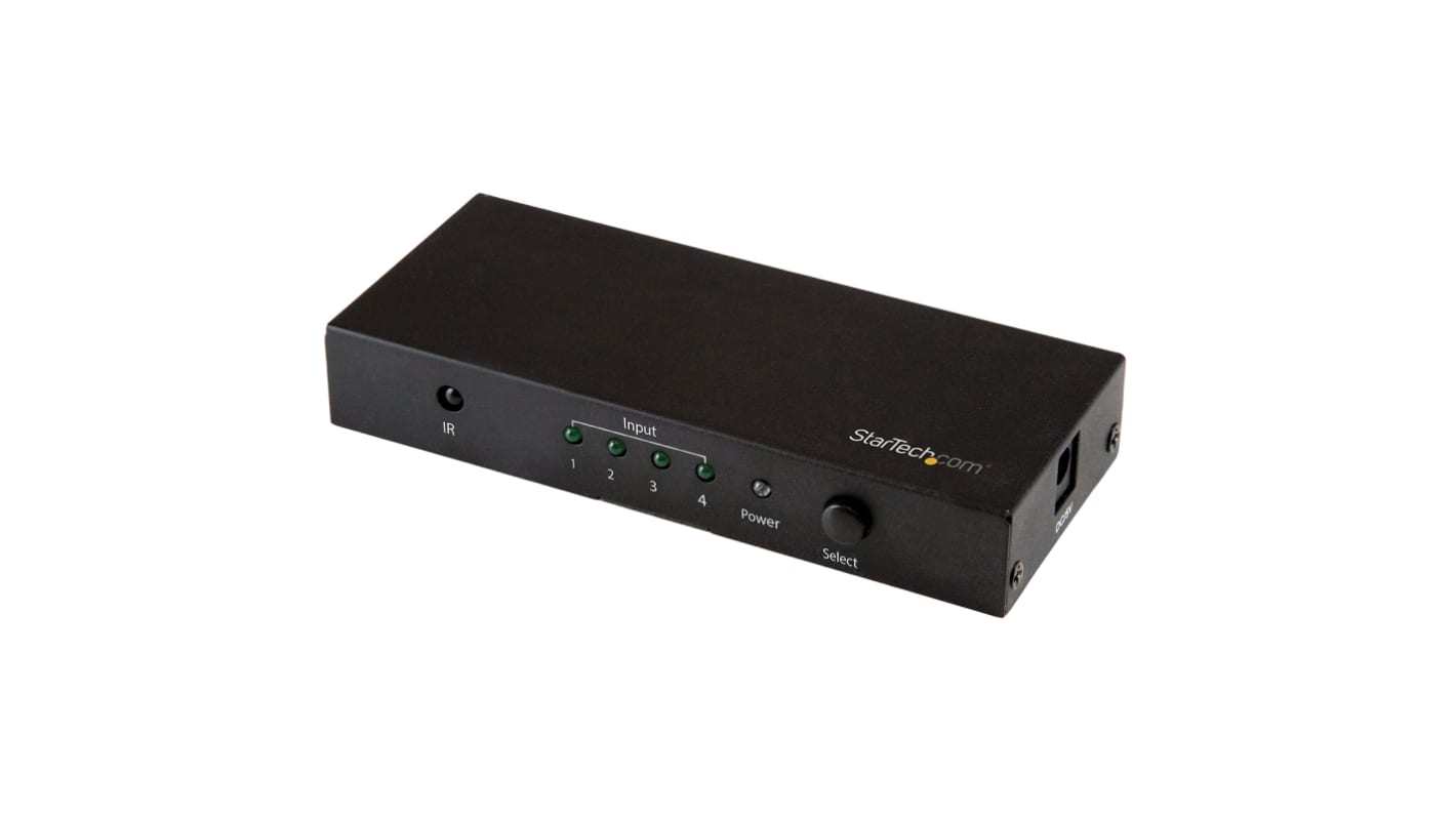 StarTech.com, HDMI HDMI-switch med 4 Porte, HDMI, Maks. 3840 x 2160 4 1