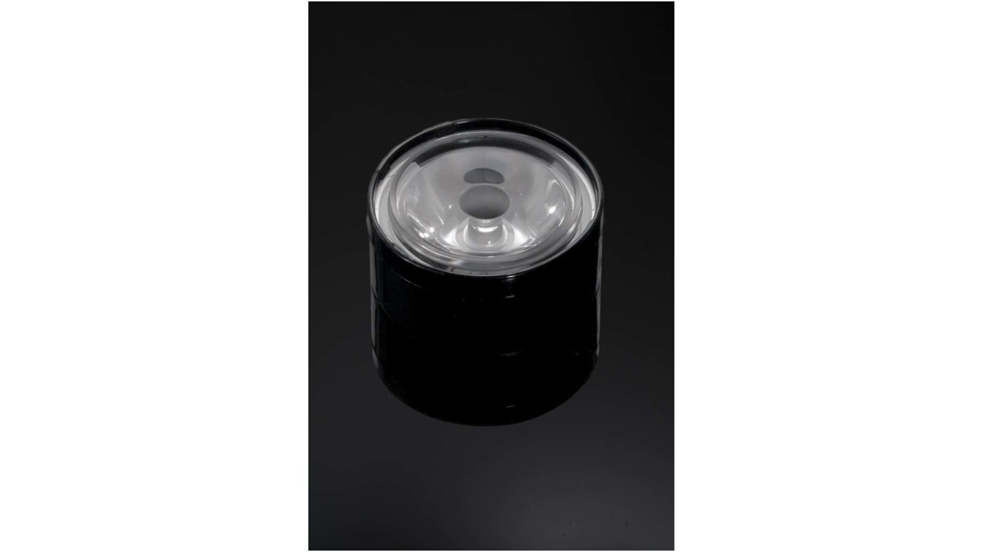 Kit de Óptica y Soporte para LED Ledil, diámetro 37.55mm, 37.55 Dia. x 17.99mm, Punto, 15 °, Serie Eva