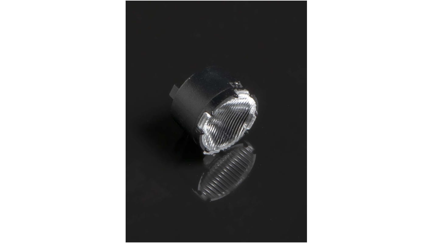 Kit di supporto e ottica per LED Ledil FP16612_LISA3CSP-O-PIN, diam. 10mm, emissione Ovale, copertura 20+50 ° Rotonda,