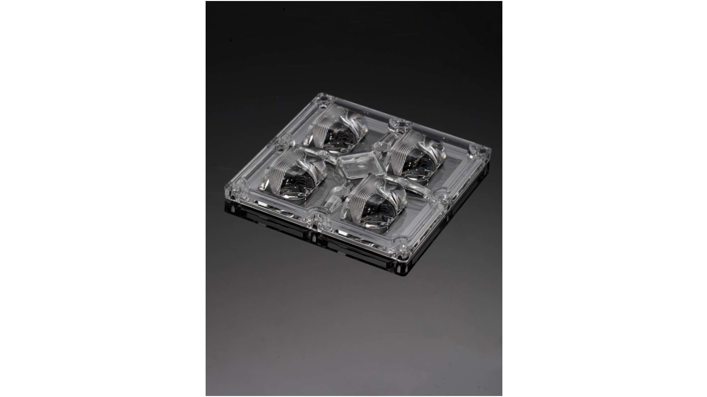 Ledil CS15771_STRADA-2X2MX-8-T2, STRADA Series 4-Way LED Lens, Medium Beam