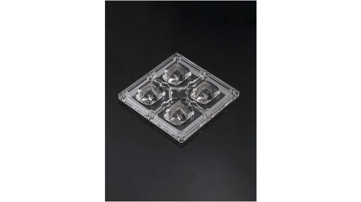 Lente per LED Ledil CS15751_STRADA-2X2MX-8-DWC, per 4 LED, emissione Medio Polimetilmetacrilato (PMMA), serie STRADA