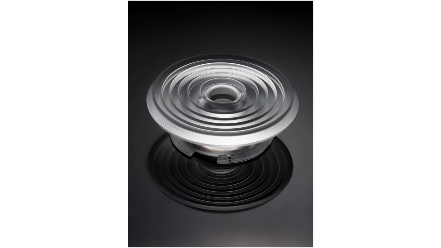 Lentille pour LED, Ledil 35 °, diamètre 69.8mm, à utiliser avec Éclairage architectural et de détail, éclairage de