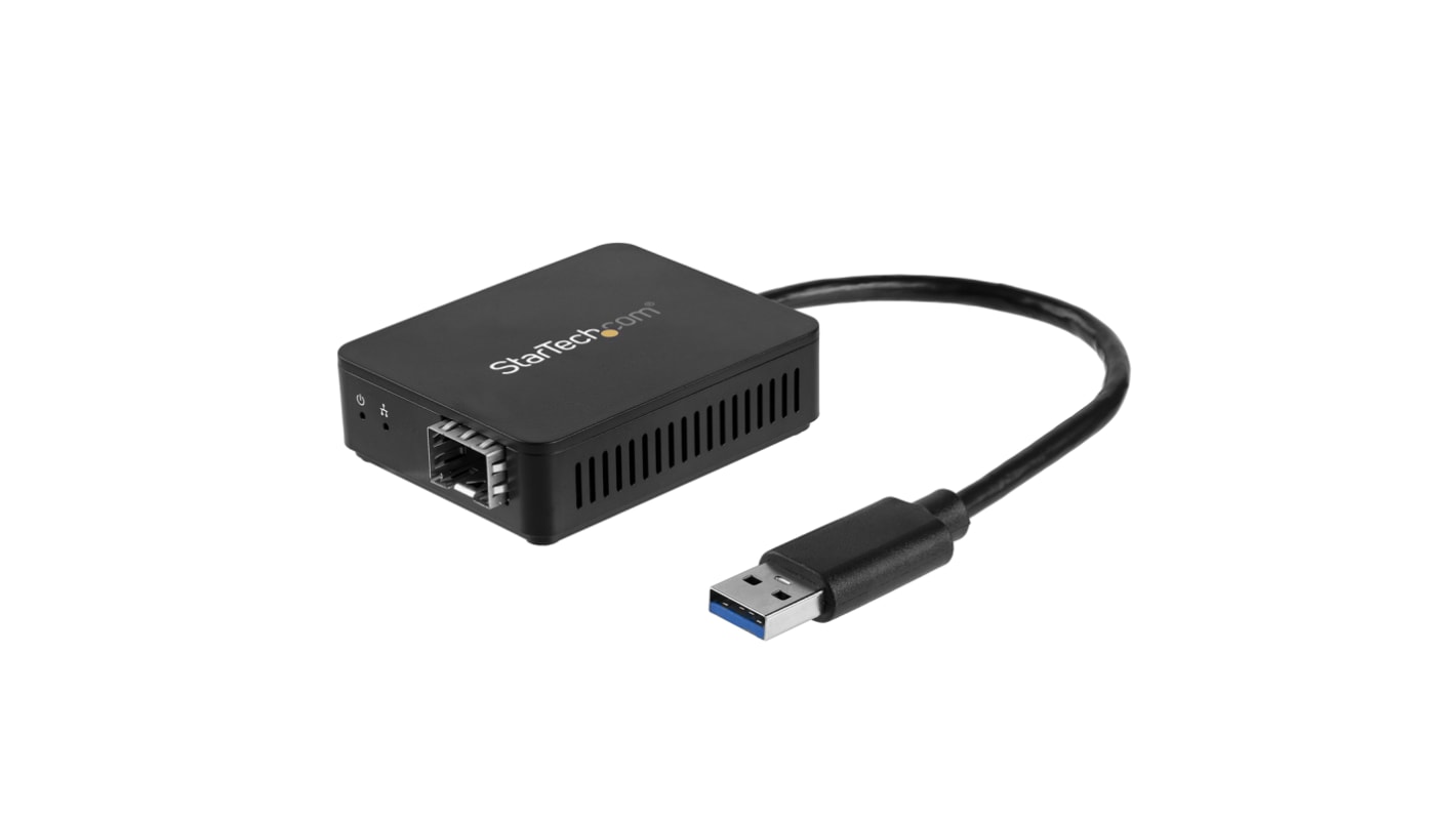 Adaptador de red USB 3.0 Startech, con. A USB A, con. B Fibra óptica SFP, 1 puerto, 1000Mbit/s