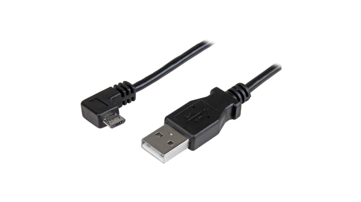 StarTech.com USB 2.0 Cable, Male USB A to Male Micro USB B USB-A to USB Micro-B Cable, 1m