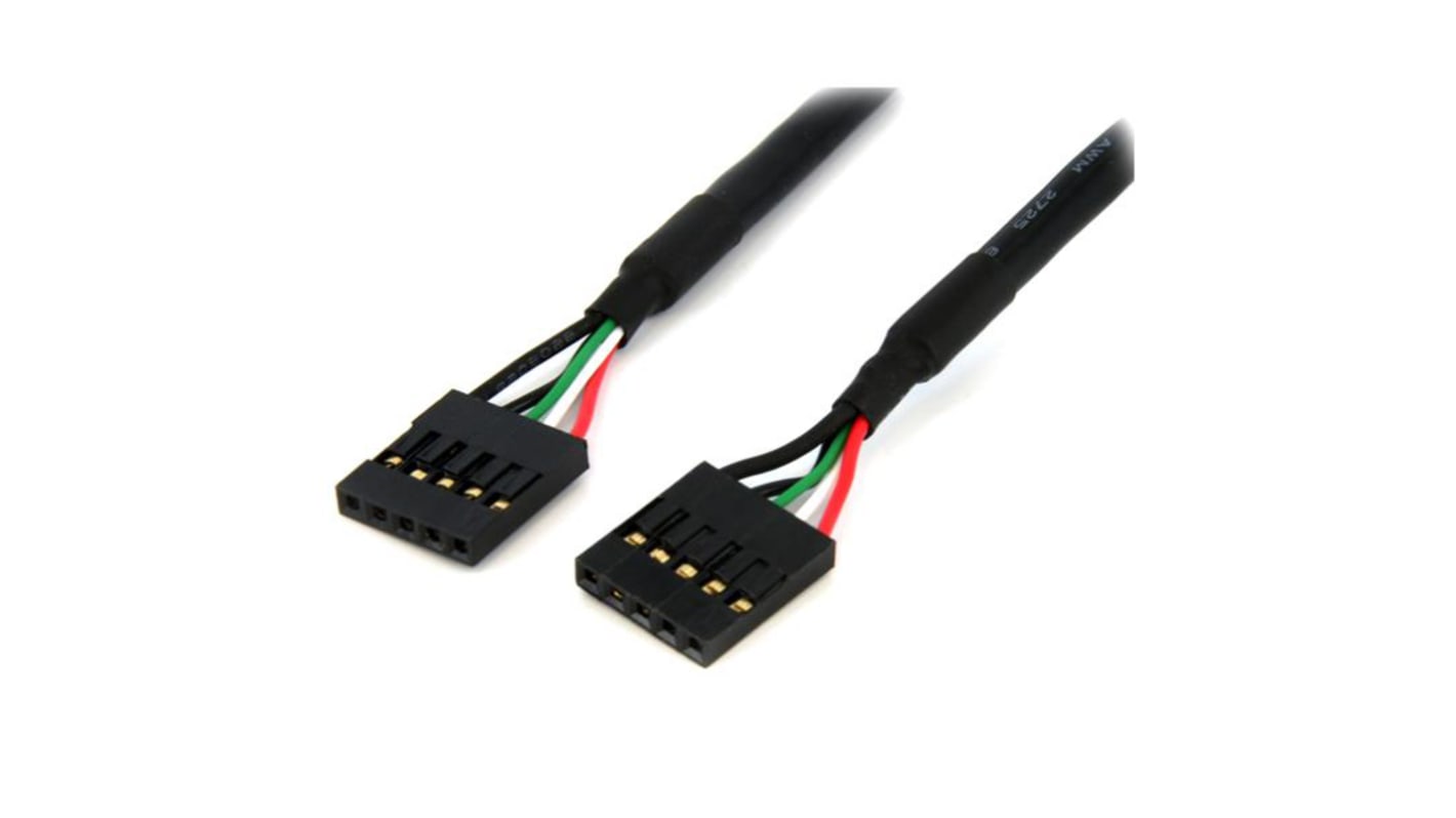 StarTech.com 5 Way Female IDC to 5 Way Female IDC Wire to Board Cable, 500mm