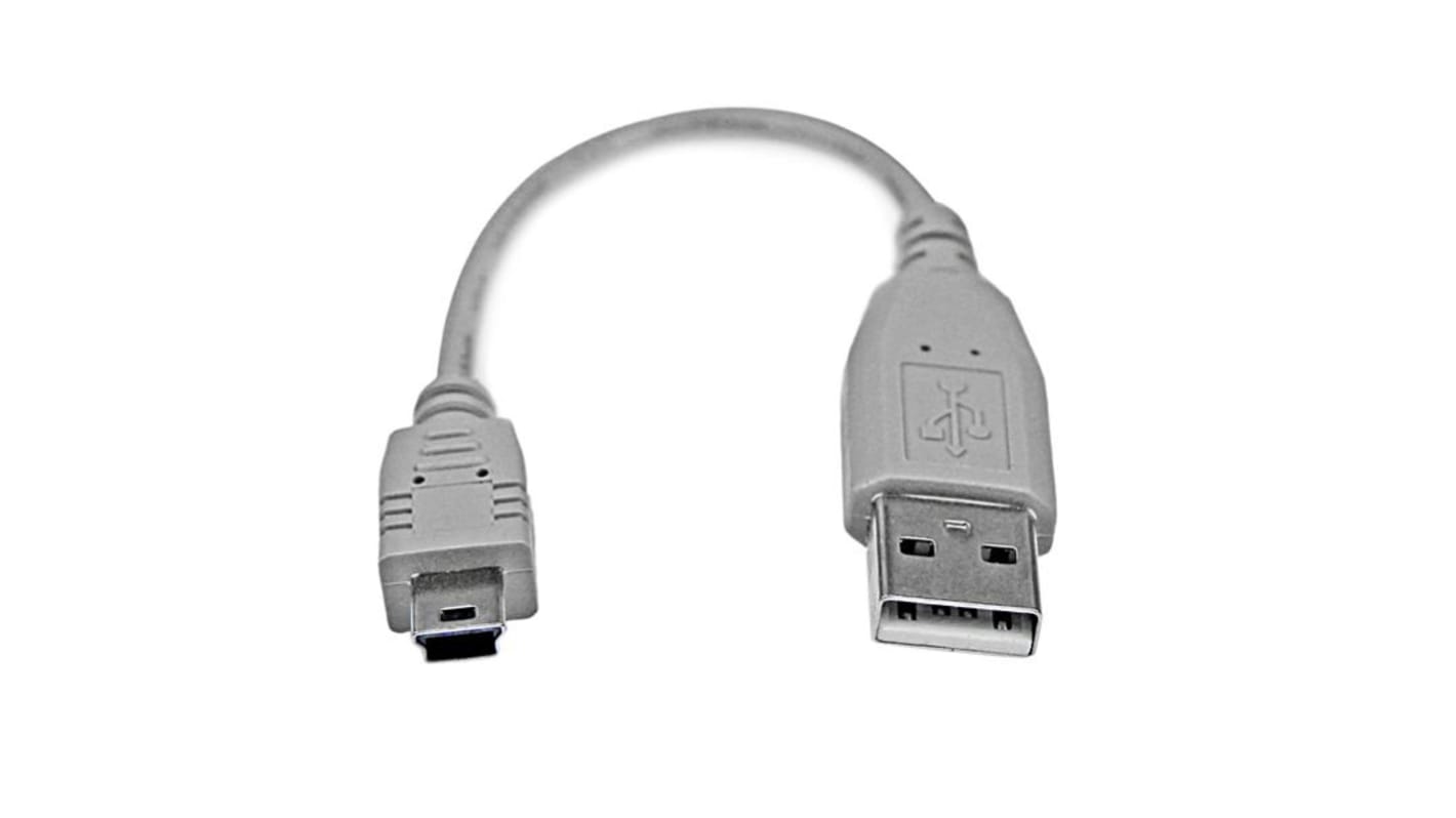 USB2HABM6IN USB 2.0 Cable, Male USB A to Male Mini USB B