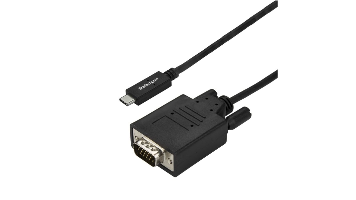 StarTech.com USB C to VGA Adapter, USB 3.1, 1 Supported Display(s) - 1920 x 1200 Maximum Resolution