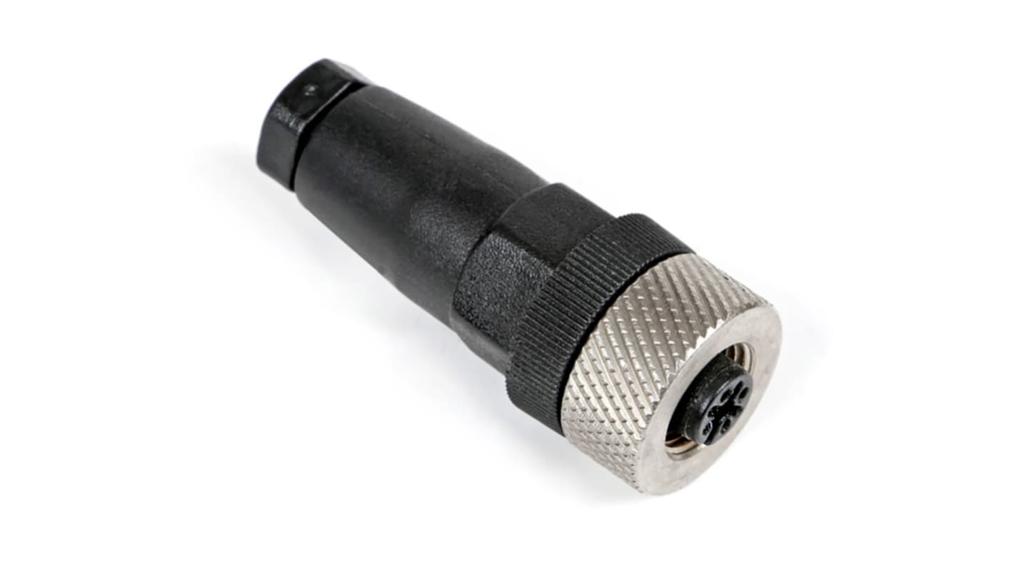 RS PRO Circular Connector, 4 Contacts, Cable Mount, M12 Connector, Socket, Female, IP67