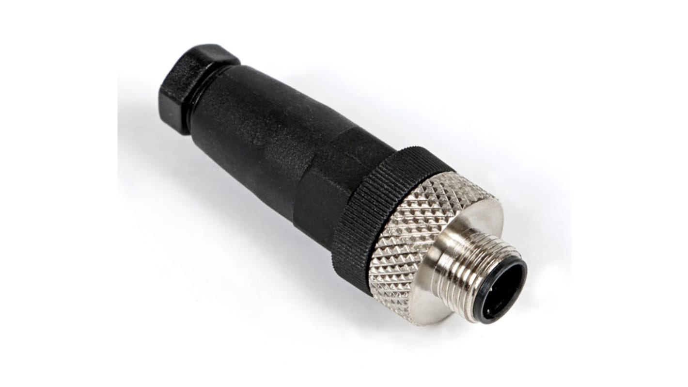 RS PRO Circular Connector, 4 Contacts, Cable Mount, M12 Connector, Plug, Male, IP67