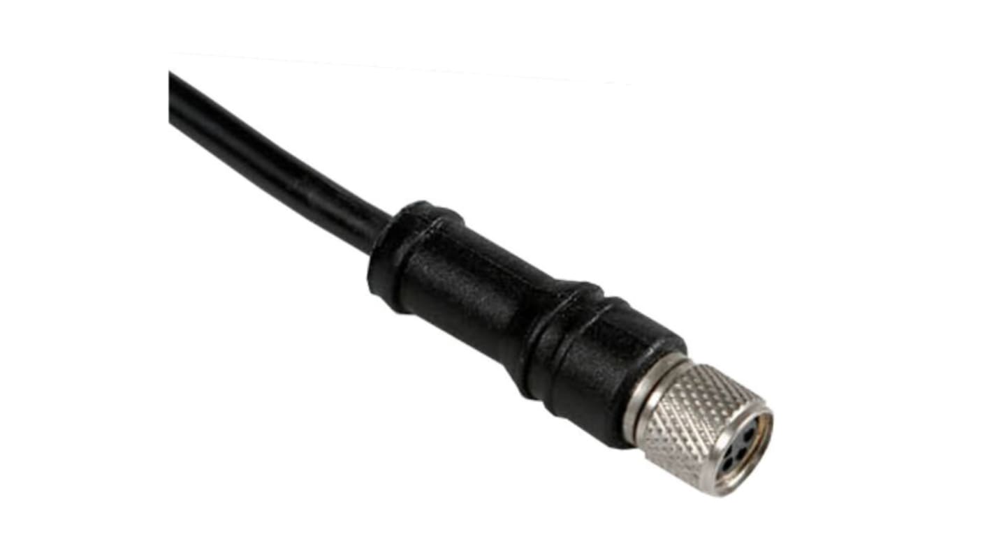 Cable de conexión RS PRO, con. A M8 Hembra, 4 polos, con. B Sin terminación, long. 2m, 30 V, 4 A, IP67