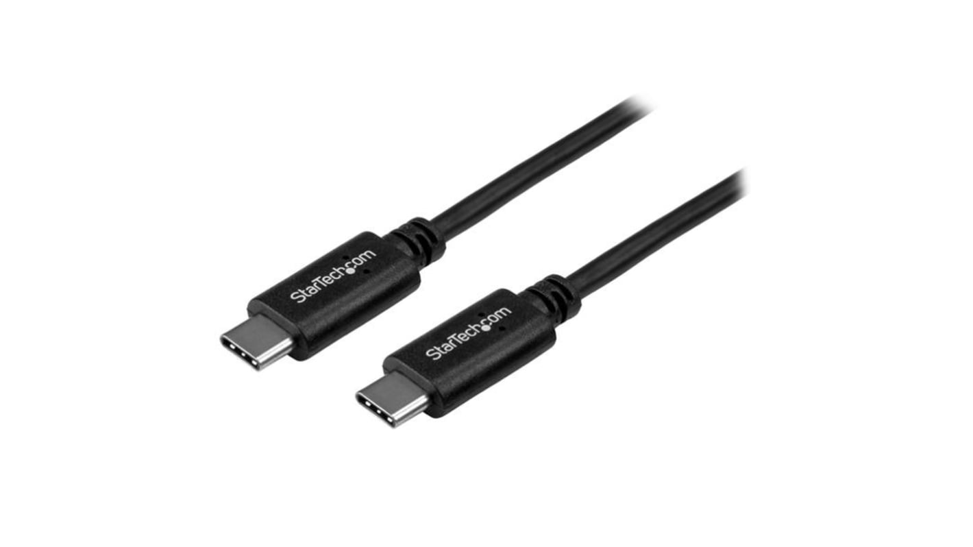 StarTech.com USB 2.0 Cable, Male USB C to Male USB C Cable, 0.5m