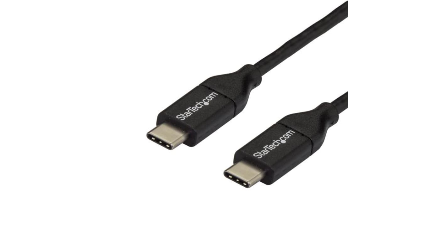 StarTech.com USB 2.0 Cable, Male USB C to Male USB C Cable, 3m