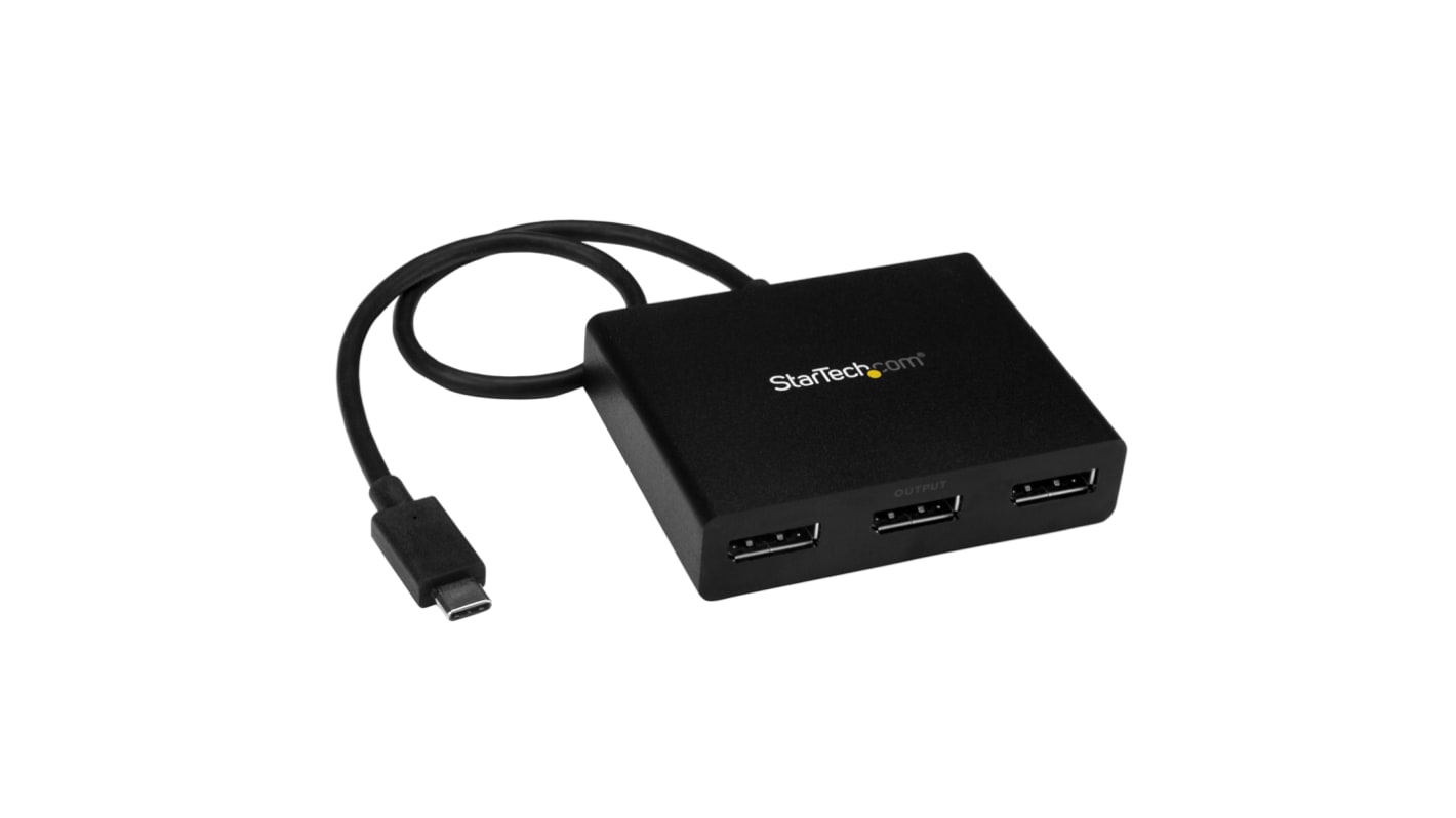 Adapter, 4K, do wyświetlaczy: 3, USB C, USB 3.1, DisplayPort