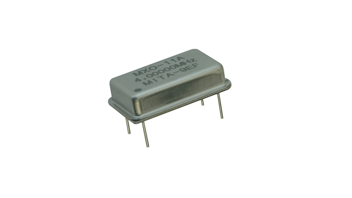 MITADENPA Kristályoszcillátor 9.83MHz, CMOS, TTL, 20.5 x 12.8 x 5mm cikkszám: MXO-11A 9.8304MHz