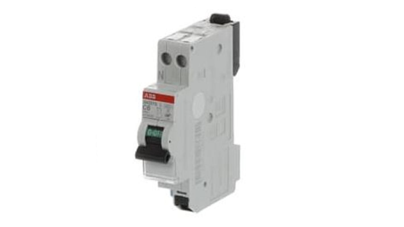 Interruttore magnetotermico ABB 1P+N 6A 4,5 kA, Tipo C