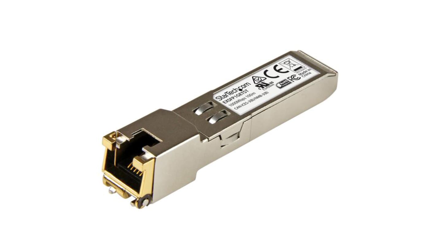 Transceiver Startech RJ45 Cuivre 10/100/1000Mbit/s compatible avec Juniper