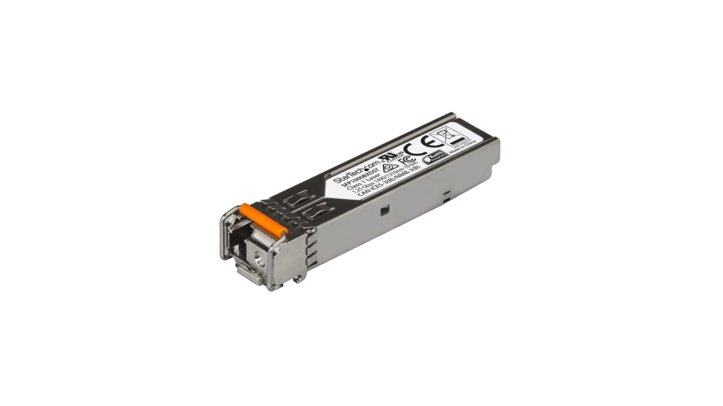 StarTech.com Transceiver, LC, Fuld dupleks, 1.25Gbit/s