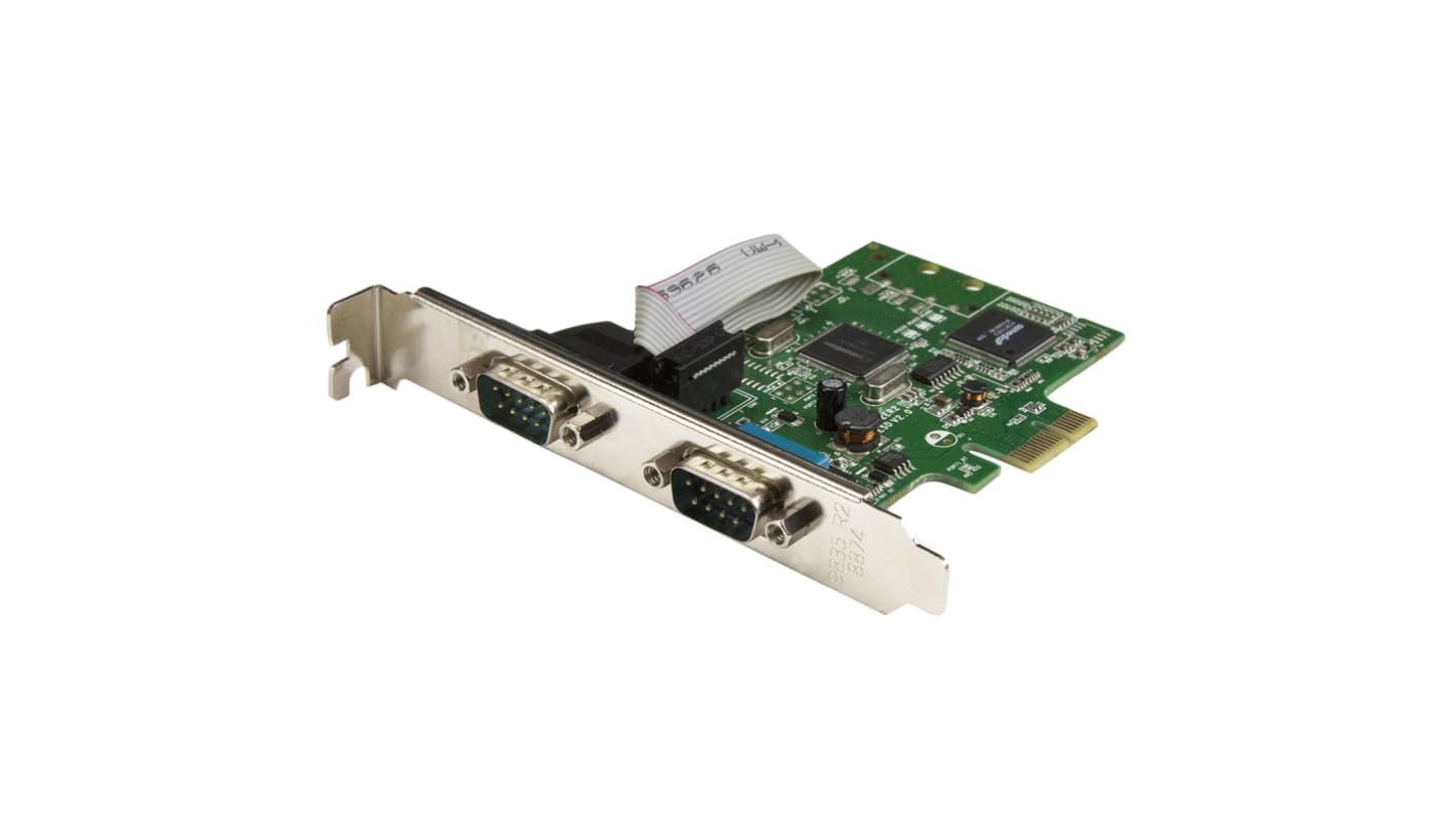 StarTech.com PCIe Soros kártya Soros 2 Port, RS232, 460.8kbit/s