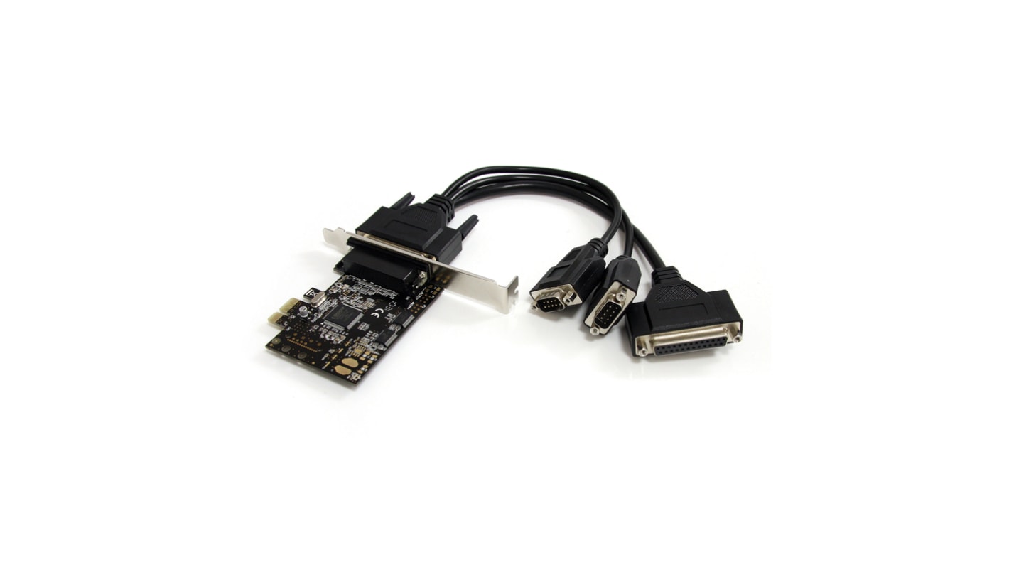 StarTech.com PCI Serielt kort Parallel, Seriel, 3 Porte, RS232, 230.4kbit/s