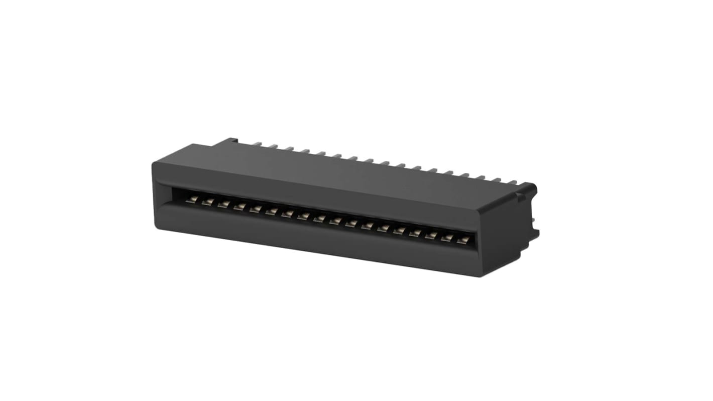 Connettore terminale TE Connectivity Femmina, Card Edge, 36 vie, passo 2.54mm, 2 file, Montaggio con foro passante