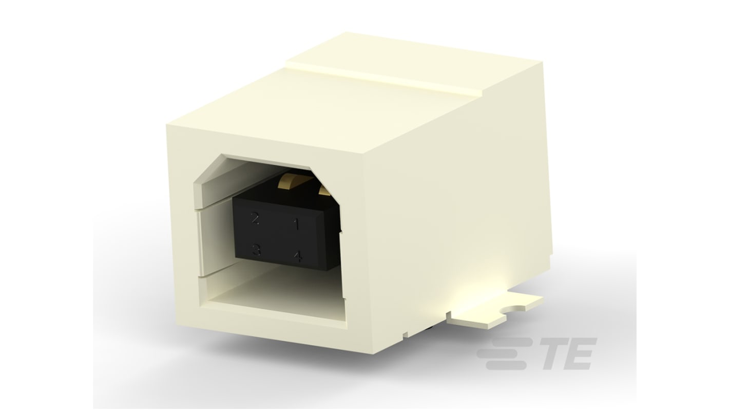 TE Connectivity B USB-Steckverbinder 2.0 B Buchse / 1.0A, SMD