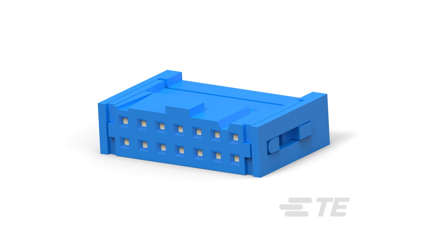 TE Connectivity 14-Way IDC Connector Socket for Cable Mount, 2-Row